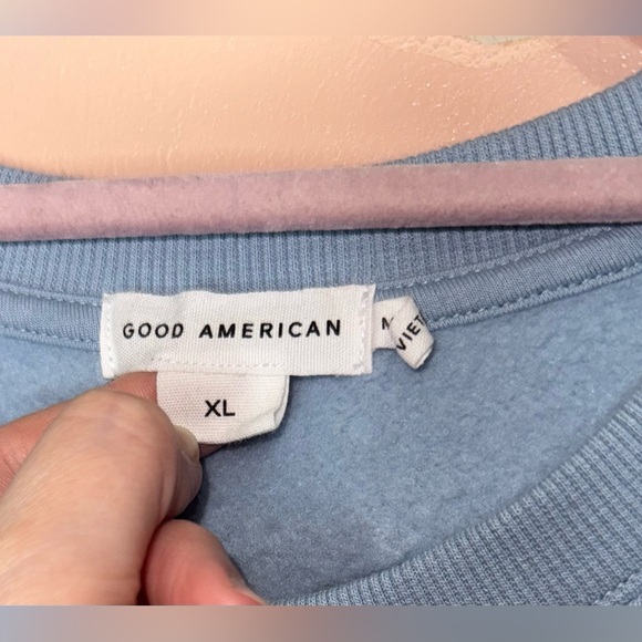 Good American Crystal Embellished Sweatshirt - Picture 2 of 4